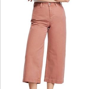 COPY - We the Free by Patti Crop Cotton Pants - dusty rose, size 26